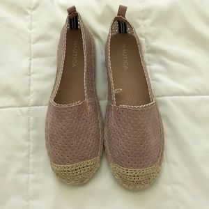 Nautica slip on flats